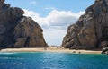 The Lover\'s Beach and the rock formation near Cabo San Lucas, Mexico