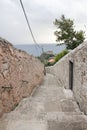 View at lovrijenac fortress from high stairs