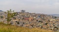 View of lower-class neighborhoods in Urfa, Turkey. Royalty Free Stock Photo