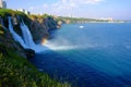 View on the Lower Duden Waterfall in Analya Royalty Free Stock Photo