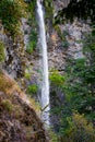 View of the lower falls of Multnomah Falls in Columbia River George Royalty Free Stock Photo