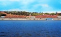 View of Lower Volga embankment in Nizhny Novgorod.