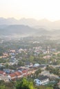 View Luang Prabang from Phusi hill.