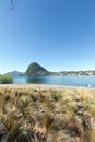 View of the Lugano lake Royalty Free Stock Photo