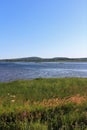 View of the Lule River from North Sunderbyn Royalty Free Stock Photo