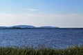 View of the Lule River from North Sunderbyn Royalty Free Stock Photo