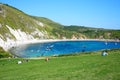 View of Lulworth Cove.
