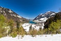 View of Brunig Pass in Lucerene canton in Switzerland Royalty Free Stock Photo