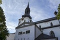 View of Lutheran St Mary Cathedral Dome Church on Toompea Hill in old Tallinn the capital of Estonia Royalty Free Stock Photo