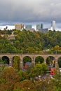 View of Luxembourg city. Royalty Free Stock Photo