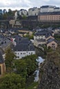 View of Luxembourg city. Royalty Free Stock Photo