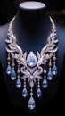 view Luxury elegance Diamonds necklace showcased in exquisite detail
