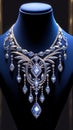 view Luxury elegance Diamonds necklace showcased in exquisite detail