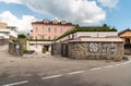 View of the Luxury Hotel Castello Dal Pozzo, Resort on lago Maggiore in Oleggio Castello, Novara, Italy