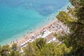 View of luxury resort villefranche sur mer Royalty Free Stock Photo