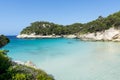 View of Macarella bay and beautiful beach, Menorca, Balearic Islands, Spain Royalty Free Stock Photo