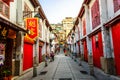 view of Macau city old street