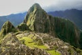 View of Machu Picchu from the Sun Gate Royalty Free Stock Photo