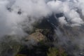View of Machu Picchu from the top of Wayna Picchu. Royalty Free Stock Photo