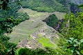 View of Machu Picchu from Wayna Picchu, Huayna Picchu Royalty Free Stock Photo