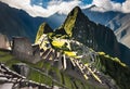A view of Machu Pinchu Royalty Free Stock Photo