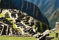 A view of Machu Pinchu Royalty Free Stock Photo