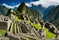 A view of Machu Pinchu Royalty Free Stock Photo