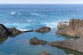 View Madeira island wonderful natural pools and coast