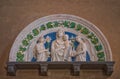 Madonna and Child by Luca della Robbia at the Bargello Museum, Florence, Italy Royalty Free Stock Photo