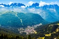 View of Madonna di Campiglio, a town in Trentino , Italy