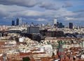 View of Madrid. Spain. Royalty Free Stock Photo