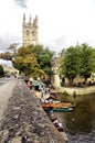 View from Magdalen Bridge along High Street, Oxford