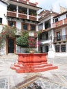 View of the magical town Taxco and its cathedral Santa Prisca in Guerrero Mexico Royalty Free Stock Photo