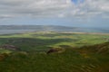 View of Magilligan Point from the top of Binevinagh mountain Derry Northern Ireland Royalty Free Stock Photo