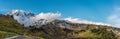 View on the magnificent Mount Rainier from Paradise Vista trail Royalty Free Stock Photo