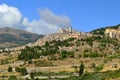 View of the magnificent Petralia Sottana Sicily Italy Royalty Free Stock Photo