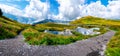 View of the magnificent Kitzbueheler alps