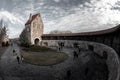 View of main bastion of Buda castle. Budapest, Hungary Royalty Free Stock Photo