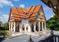 View of the main building of the Buddhist temple Wat Wichit Songkram.