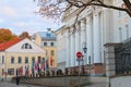 View of the main building of University of Tartu Royalty Free Stock Photo