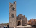 View of the Main Cathedral of Erice, province of Trapani. Sicily, Italy