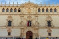 West facade of the University of Alcala de Henares, Madrid, Spain