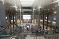 A view of the main hall at the D Gates, McCarran Airport in Las