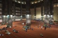 View of the main interior area of Istiqlal Mosque, Jakarta Royalty Free Stock Photo