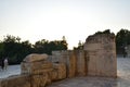 View of the main monuments and sites of Greece. Acropolis. Theater of Dionysus Royalty Free Stock Photo