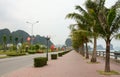 View of main road in Halong, Vietnam