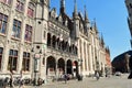 View of main square in Bruges