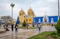 View of main square of the city Circa in Trujillo, Peru.