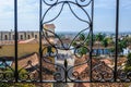 View of the main square in Trinidad, Cuba Royalty Free Stock Photo