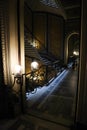 View of the main staircase in the palace, Saint Petersburg, Russia